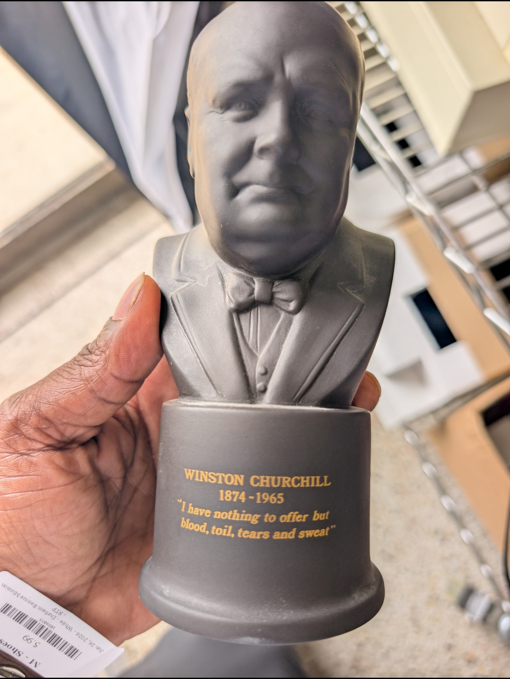 Wedgwood Gray Bust with Gold Lettering Limited Edition #259